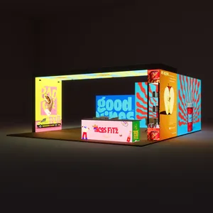 Quảng Cáo triển lãm thương mại gian hàng căng thẳng vải <span class=keywords><strong>LED</strong></span> hộp đèn cho triển lãm thương mại <span class=keywords><strong>LED</strong></span> hộp Đèn đứng triển lãm thương mại gian hàng trưng bày - Product Image 3