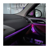 Couverture de haut-parleur en acier inoxydable avec éclairage LED BWH pour garniture de porte de voiture X3 G01/G08, accessoires de modification intérieure automobile