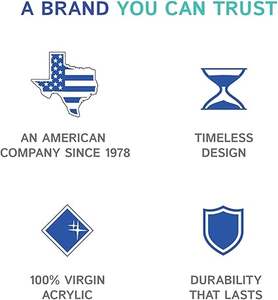 Boîte à fourre-tout ronde en acrylique transparent 3.75 "x 5" avec couvercle à charnière petit stockage polyvalent Keekes bijoux bibelots pour affichage - Product Image 3