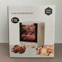 Four à convection compact certifié 15L à batterie avec thermostat réglable pour la pâtisserie - Offre Spéciale