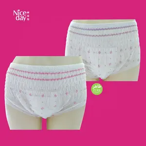 No Leaks Girls Period Pants Ultra-thin Adult Diaper Disposable Cotton Sanitary Pad Pants