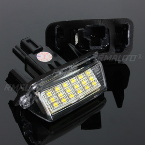 2PCS Lampes LED pour plaque d'immatriculation pour Toyota Corolla Yaris Vitz Camry Prius C Ractis Verso S - Product Image 6