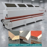 Machine automatique de chantournage à 45 degrés et de bordure droite pour portes d'armoires en contreplaqué, MDF et meubles sans poignées