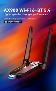 Dual-band ax900m <span class=keywords><strong>Wifi</strong></span> 6 & cho <span class=keywords><strong>Bluetooth</strong></span> 5 gam USB2.0 Card mạng Driver-Miễn phí bên ngoài không dây cho chính máy tính xách tay Máy tính để bàn kho - Product Image 2