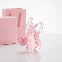 Flacon de parfum en verre à forme unique personnalisée, 50 ml, 100 ml, flacon de parfum pour homme de luxe transparent avec vaporisateur à pompe