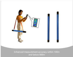 Yüksek doğruluk kablosuz otomatik 100-300M altın çubuk derin yeraltı altın Metal bulucu makine algılama dedektör makinesi - Product Image 3