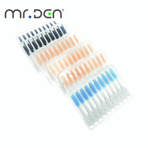 Cepillo Interdental <span class=keywords><strong>Mr</strong></span>.Den Cepillo Interdental Push-Pull Cepillo Interdental Desechable Palillos de Silicona para Limpieza Bucal - Product Image 1