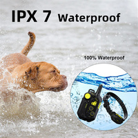 Hochwertiges Hundetraining-Schockhalsband IPX7 Wasserdicht Kunststoff PC Umweltfreundlich 4000FT 1200M Fernbedienung für Jagdhundetraining