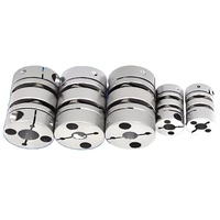 19*26 26*35 32*41 34*45 39*49 Moteurs pas à pas et servo à double diaphragme avec accouplement flexible, disque en aluminium, tige filetée et encodeur
