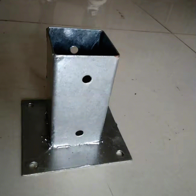 Galvanized Fence Post Anchor Box