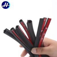 Bande d'étanchéité universelle pour portière de voiture, forme en D, auto-adhésive, pour portières et fenêtres de voitures et camions