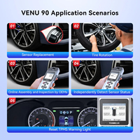 Thinkcar VENU 90 Herramienta de Activación y Reaprendizaje de Sensores TPMS, Escáner de Diagnóstico del Sistema de Monitoreo de Presión de Neumáticos