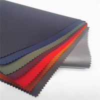 Tela laminada TPU elástica de poliéster 100 sin Spandex para chaqueta Softshell de hombre