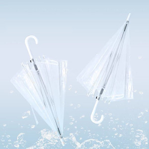 Activités de <span class=keywords><strong>mariage</strong></span> en plein air personnalisé parapluie transparent fort parapluie transparent avec logo personnalisé - Product Image 1