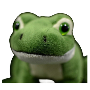 Bán buôn thực tế màu xanh lá cây ếch đồ chơi sang trọng - Product Image 6