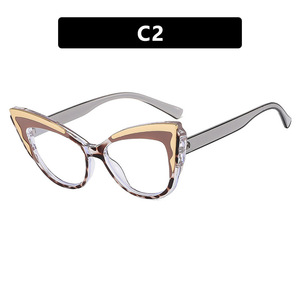 Occhiali Anti Luce Blu Stile Cat Eye Tendenza 2025, Montature Unisex di Lusso Moderne, Personalizzabili con Logo - Product Image 6