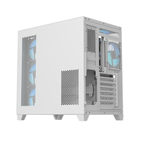 ALSEYE New Design Glass Side Mid Tower ATX Computer PC Case Paladin-W White Color Gaming Case