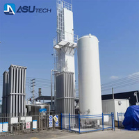Unité de séparation d'air automatique certifiée CE pour oxygène et azote liquides cryogéniques de haute pureté, avec contrôle PLC et moteur de pompe