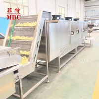 Mbc Commerciële Volautomatische Gefrituurde Chips Maken Machine Bevroren Frietjes Productielijn