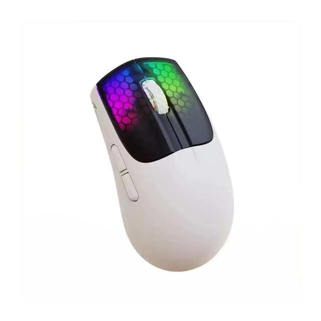 Exquisite Small Portable Laptop Attack Shark X5 Tri-mode Mouse RGB Lighting 49g Lightweight Game Mouse