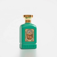 Botol Parfum Kaca Buram dengan Logo Kustom 50ml 100ml Wadah Aroma Berwarna Matte dengan Tutup Paduan Seng untuk Set Hadiah.