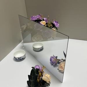 Plaque miroir rectangulaire en PMMA argenté électroplaqué 2 mm semi-transparente anti-rayures, service de découpe sur mesure, marque MD, format A4 - Product Image 2