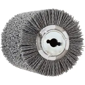 Industrial custom abrasive rotary brush roller for polishing and grinding