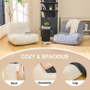 Sofá Seccional Cuadrado Tapizado en Lino Crema para Uso en Villas y Apartamentos, Grado Comercial, al Vacío, de Proveedores Mayoristas Internacionales - Product Image 3