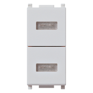ไฟแสดงสถานะแบบสองสี 4.1x2.8x5.3 ซม. สีเงิน - Product Image 1