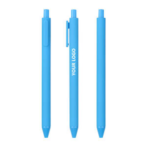 Stylos à bille bon marché en plastique pour l'école, multicolores, à pression rétractable, 1,0 mm, certifiés CE, logo personnalisé imprimé pour les cadeaux - Product Image 3