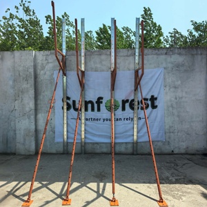 Système de coffrage/échafaudage ICF intégré/pliable haute résistance de 10 et 12 pouces, similaire au système de coffrage ICF en 3 pièces type <span class=keywords><strong>Girafe</strong></span> / Mur en pommier - Product Image 1