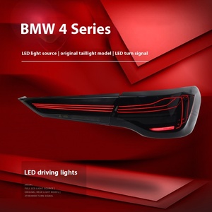Conjunto de Luces Traseras LED Serie 4 G22 20-23, Modificado CSL, Lente Óptica Roja con Señal de Giro, 12V para Serie 4 2020-2023 - Product Image 2