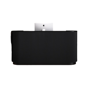 Comptoirs de réception en bois modernes personnalisés pour petit salon de beauté boutique de vêtements pour bébés maternels <span class=keywords><strong>clinique</strong></span> réception d'hôtel caissier - Product Image 6