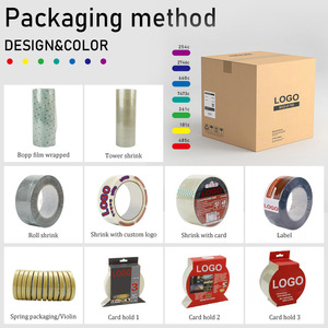 Ruban de masquage blanc et jaune, plusieurs spécifications, déchirable à la main, pour dessin artistique, peinture, masquage automobile, usage industriel - Product Image 2