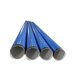 Q345B thick walled large mouth spiral steel pipe 3PE anti-corrosion steel pipe