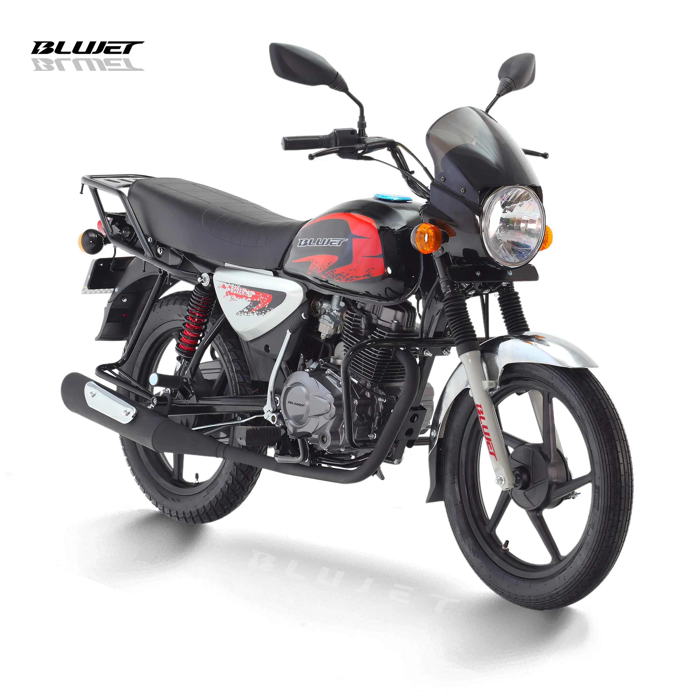 New gas powered 125cc 120cc 150cc legal street motorcycle bajaj Boxer 150 x-125 sells well in India Africa Sudan Nigeria BM150