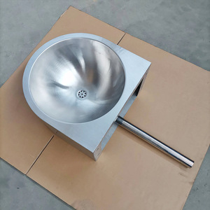 Lavabo de Acero Inoxidable 304 Changwang, Lavabo de Pared de un Solo Orificio para Uso Doméstico y Comercial - Product Image 2