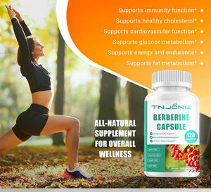 Prix de gros OEM capsules de berbérine prend en charge le cholestérol sain et aide à soutenir l'énergie cellulaire soutien capsules de berbérine - Product Image 5