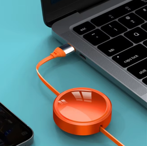 Istagifts hediyeler promosyon 3 in 1 Usb şarj kablosu naylon örgü Led Glow akan şarj aleti kablosu özel anahtarlık veri kablosu - Product Image 6