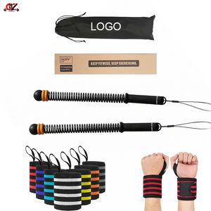 Non-slip Arm Protect Strength Aerobic <b>Trainer</b> Compact for Strength Muscle Building Wireless Battle Rope Pressure Wristband Set - Product Image 1