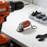 Accessoire porte-clés inspiré de Makita, design mini-meuleuse 2-en-1, pour ouvrir les bouteilles, outil compact pour un usage quotidien à la maison