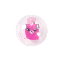 Cápsulas de Plástico PET Totalmente Transparentes de 28 mm para Máquinas Expendedoras, 100 Unidades, Juguetes Kawaii Educativos para Máquinas Expendedoras