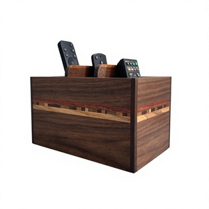 Multifunctional 5-Layer Wooden Standing <b>Remote</b> Control <b>Holder</b> Organizer with Modern Design for Home and Office - Product Image 6