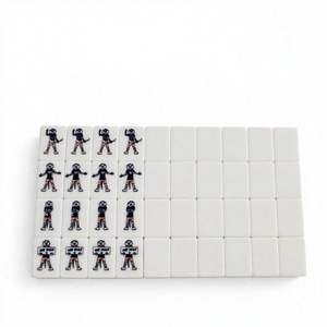 Jeu de Mahjong Moderne de Luxe en Plastique pour les Réunions d'Amis, les Soirées à la Maison, les Soirées Jeux - Product Image 3