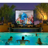 Écran LED étanche RAYBO pour piscine, panneau publicitaire LED suspendu P8, écran LED extérieur IP66 pour piscine intérieure