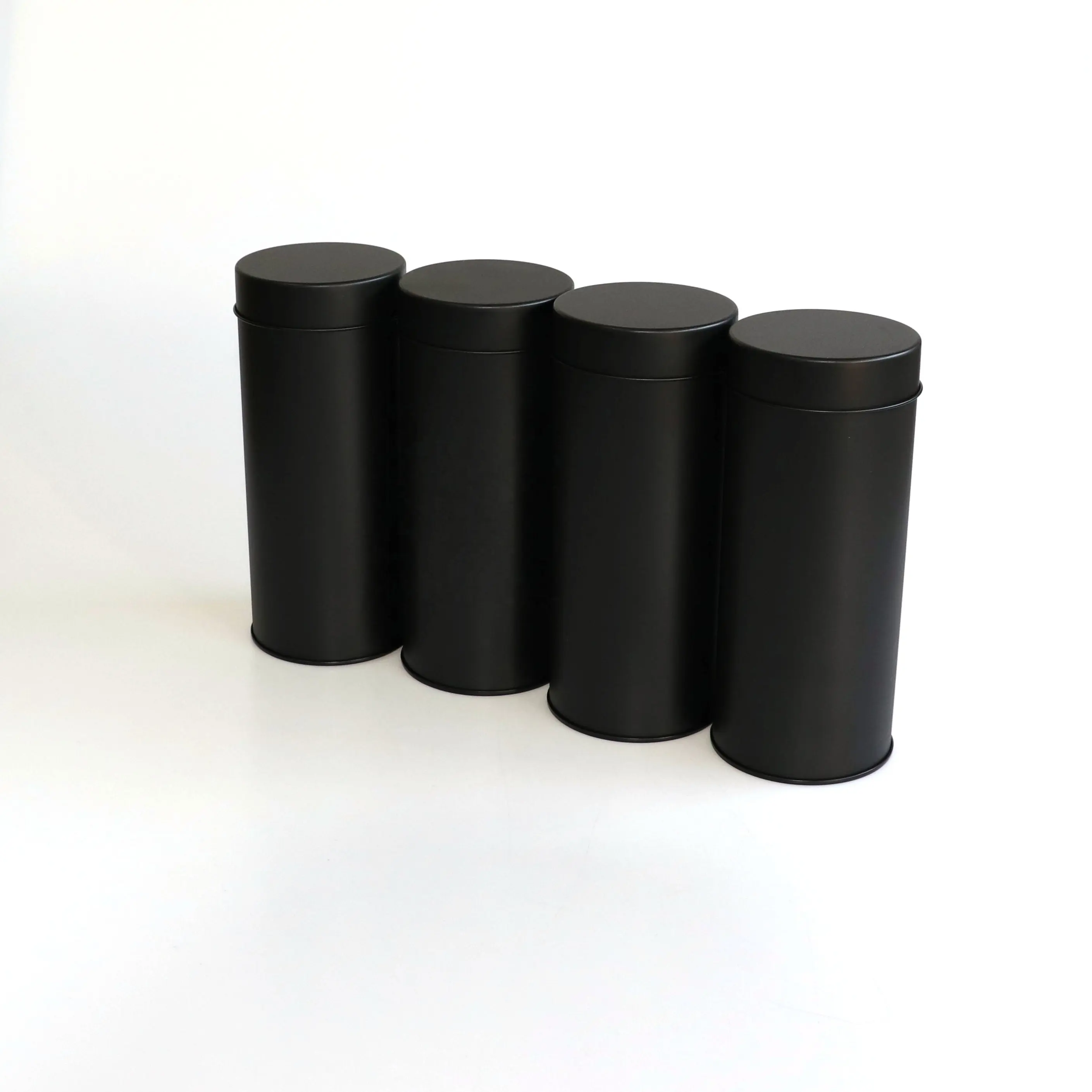 Benutzer definierte Luxus-Metall verpackung Große Blechdosen Runde Tee Kaffee Candy Gläser Zylinder Lagerung Quadratische Dosen Mit Deckel