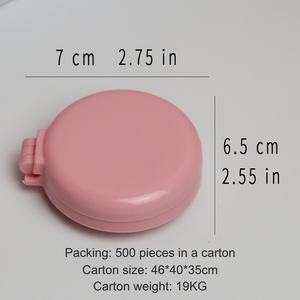 <span class=keywords><strong>Brosse</strong></span> à cheveux pliable multicolore de voyage avec miroir, OEM, haute qualité et best-seller - Product Image 3