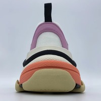 Sneakers Chunky Sportives en Maille à Lacets pour Hommes et Femmes de Qualité Supérieure, Antidérapantes, Chaussures Casual Printemps Hiver