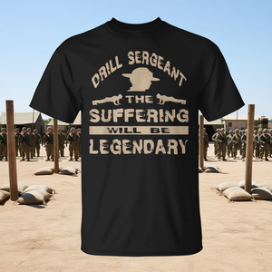 Camiseta Inspirada en el Campamento de Adiestramiento de Sergentos de Disciplina Militar, Ropa Promocional para Entrenamiento de Recruits - Product Image 2