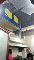 Purificateur d'air électrostatique avec débit de 2000 m³/h pour torréfacteur de café et filtre à fumée d'huile de cuisine M-2A, précipitateur électrostatique